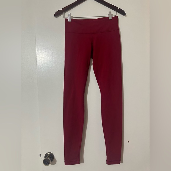 Lululemon Wunder Under Pant III Dark Red Size 6 - Picture 5 of 9